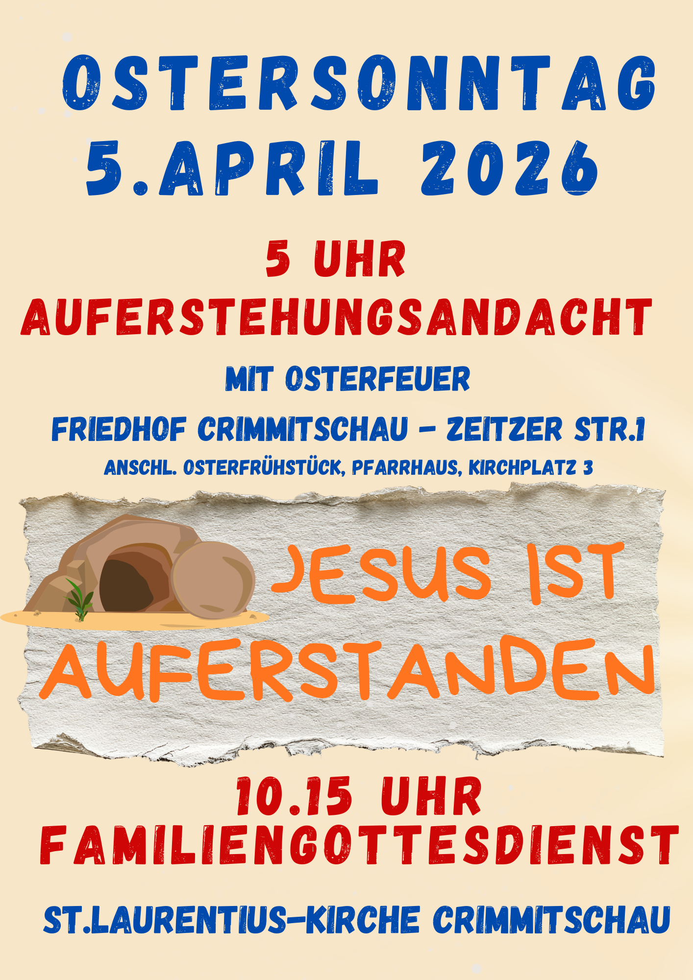 Beige Vintage Ascension Day Of Jesus Christ